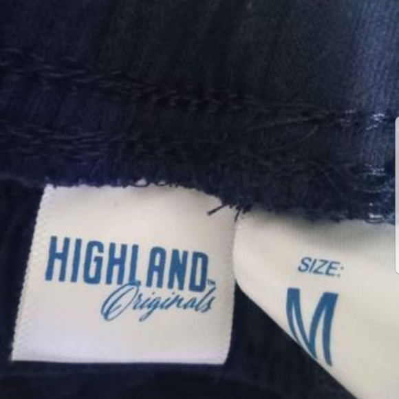Men's Medium Sleepwear Pants New Highland Originals Blue With Draw String - Picture 5 of 6